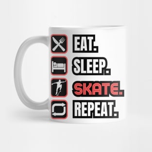 Eat Sleep Skate Repeat Mug